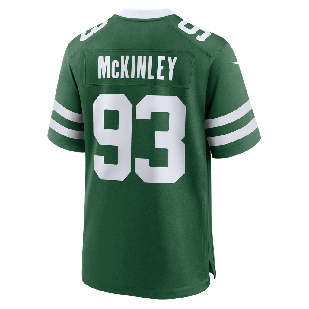 Takk McKinley New York Jets Nike Team Game Official Jersey - Legacy Green