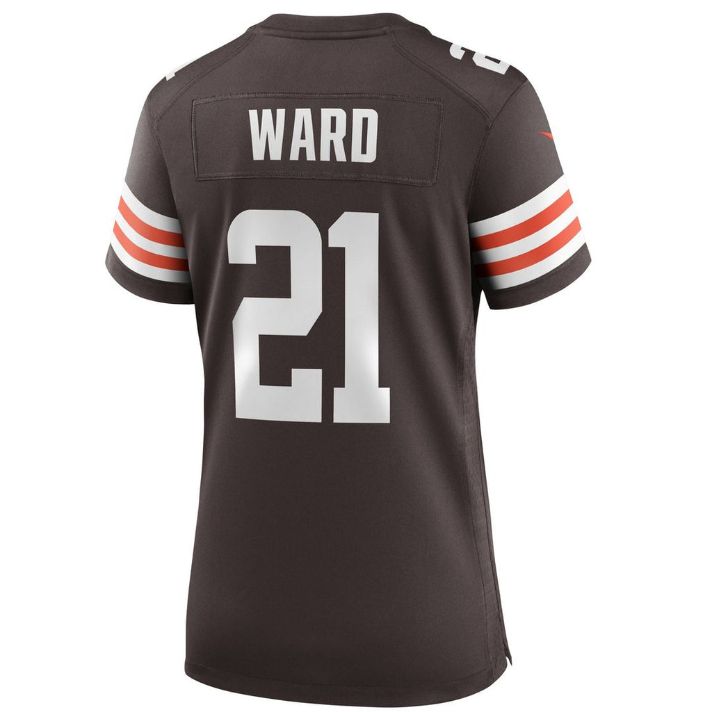 Denzel Ward Cleveland Browns Nike Women's Player Game Official Jersey - Brown
