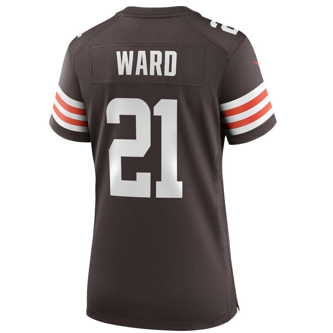 Denzel Ward Cleveland Browns Nike Women's Player Game Official Jersey - Brown