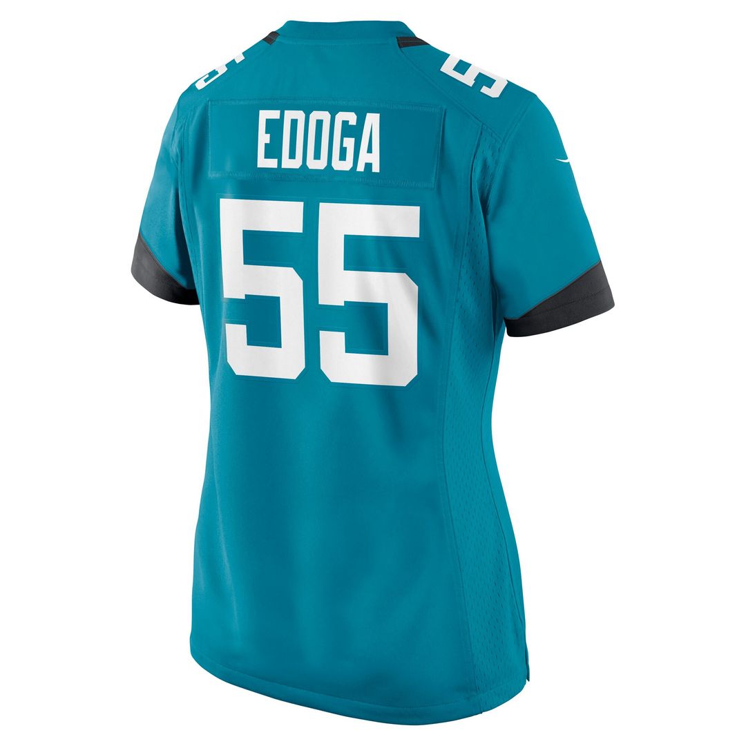 Chuma Edoga Jacksonville Jaguars Nike Women's Team Game Official Jersey -  Teal