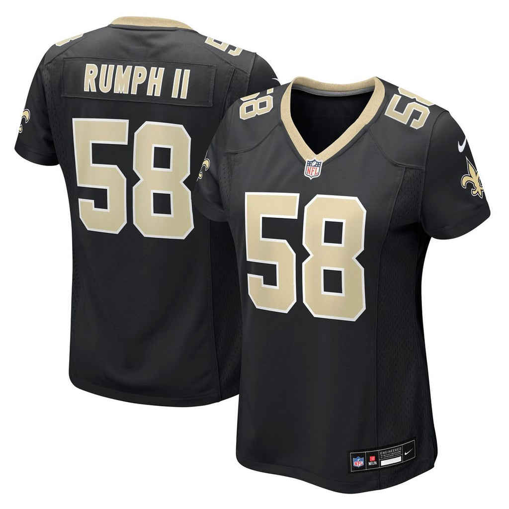 Chris Rumph II New Orleans Saints Nike Women's Team Game Jersey - Black
