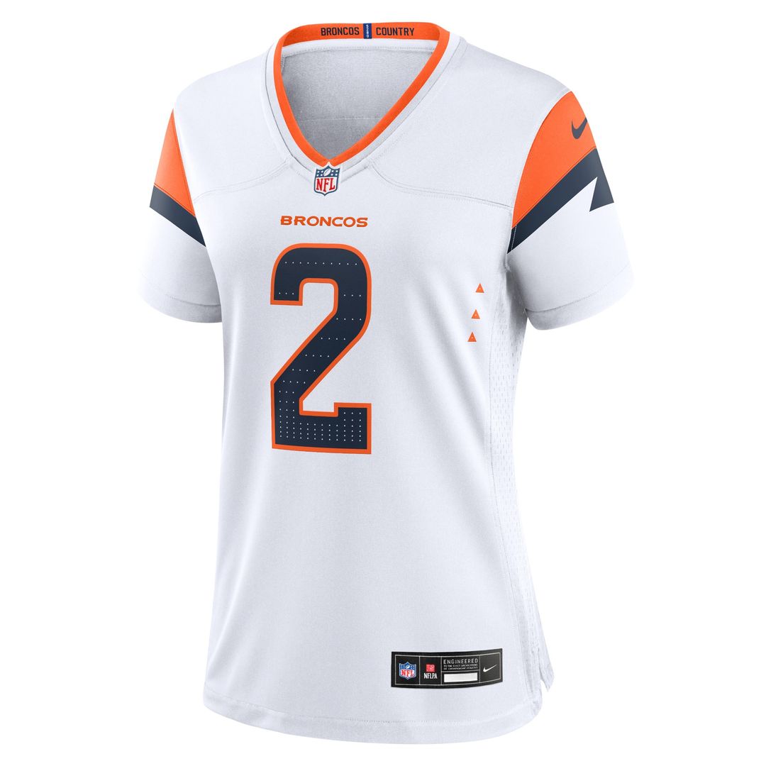Patrick Surtain II Denver Broncos Nike Women's Game Official Jersey - White