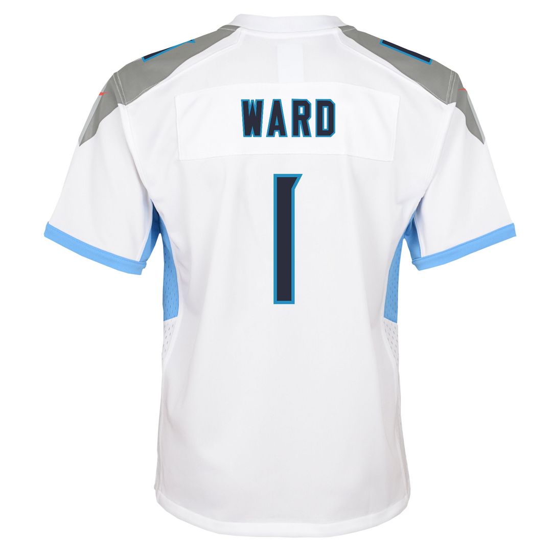 Cameron Ward Tennessee Titans Nike Youth Team Game Official Jersey - Light Blue
