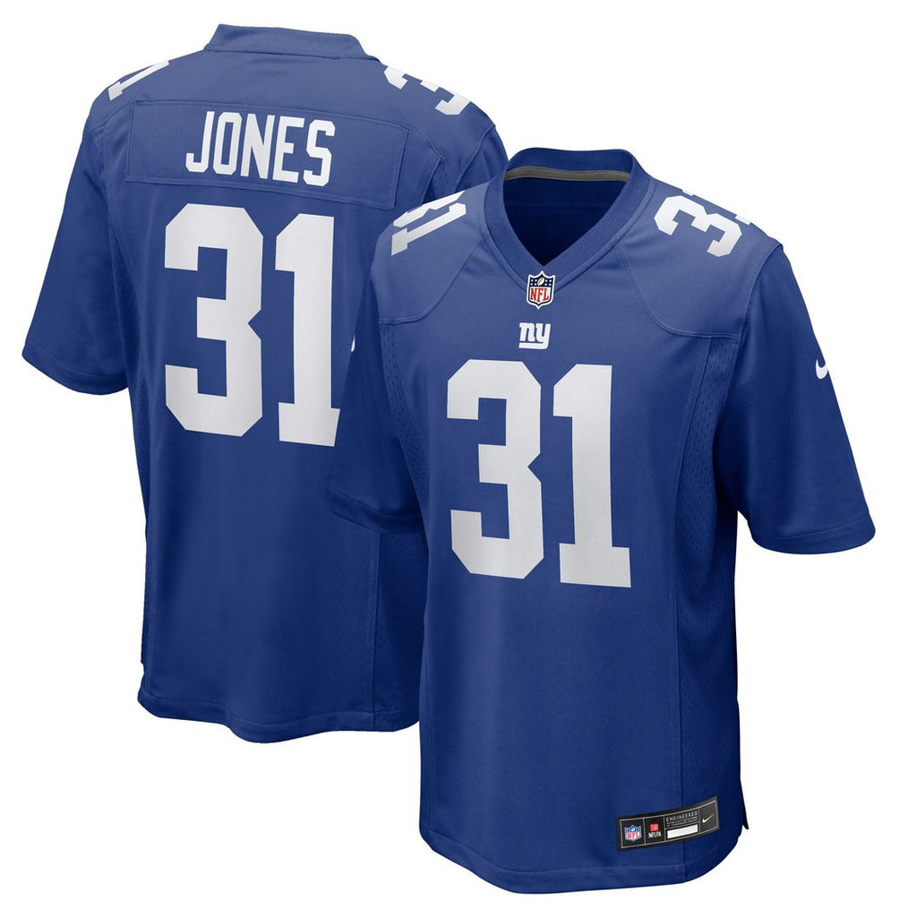 Nic Jones New York Giants Nike Team Game Jersey - Royal