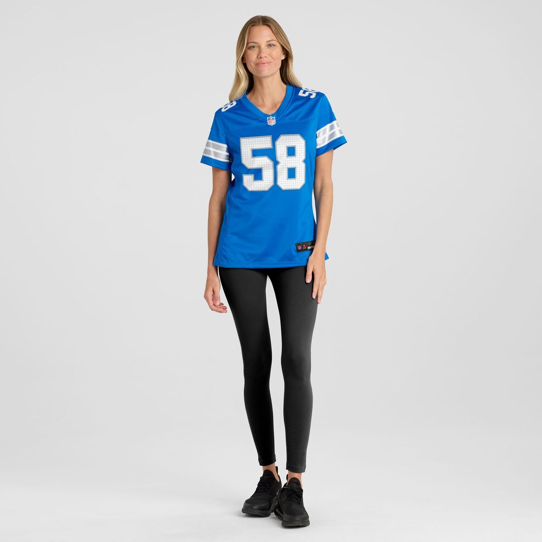 Penei Sewell Detroit Lions Nike Women's 2nd Alternate Game Official Jersey - Black