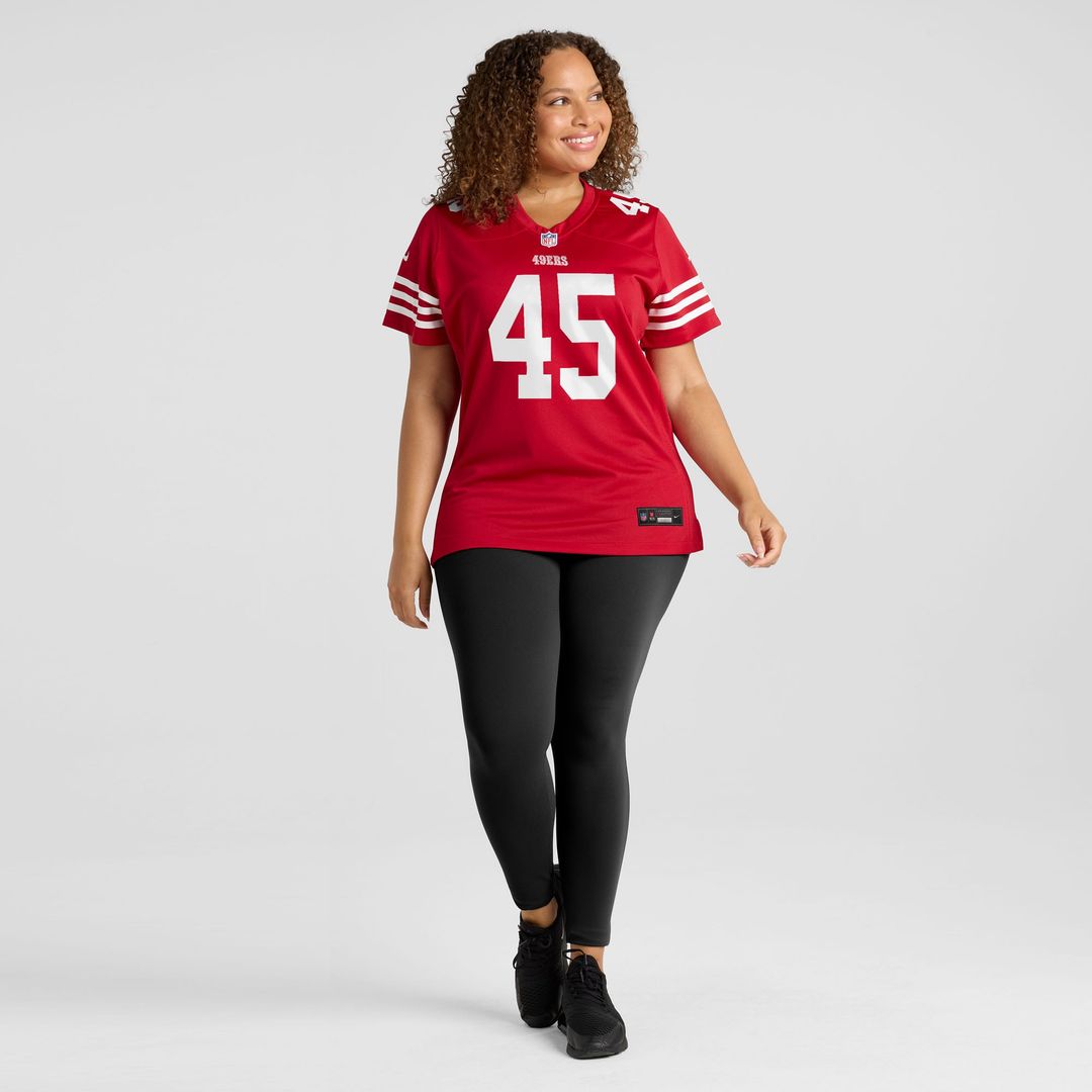 Nick Martin San Francisco 49ers Nike Women's Team Game Jersey - Scarlet