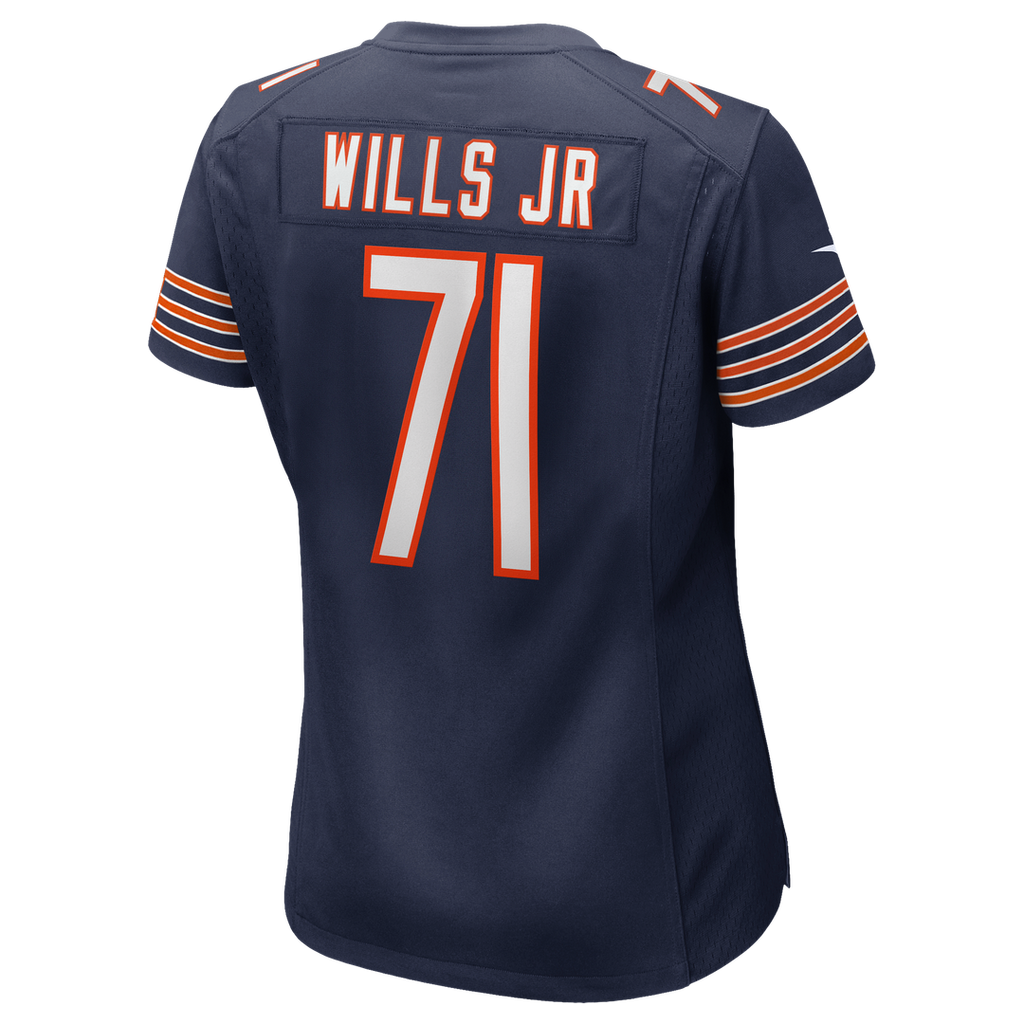 Jedrick Wills Jr. Chicago Bears Nike Women's Team Game Jersey - Navy