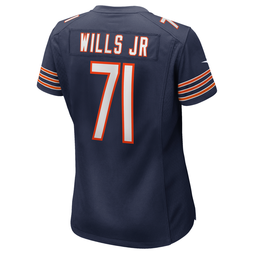 Jedrick Wills Jr. Chicago Bears Nike Women's Team Game Jersey - Navy