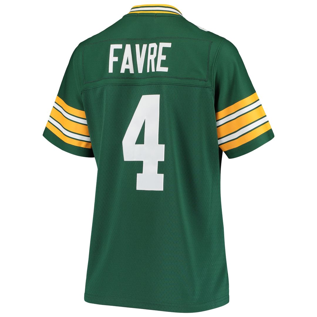 Brett Favre Green Bay Packers Mitchell & Ness Women's 1996 Legacy Replica Player Official Jersey - Green