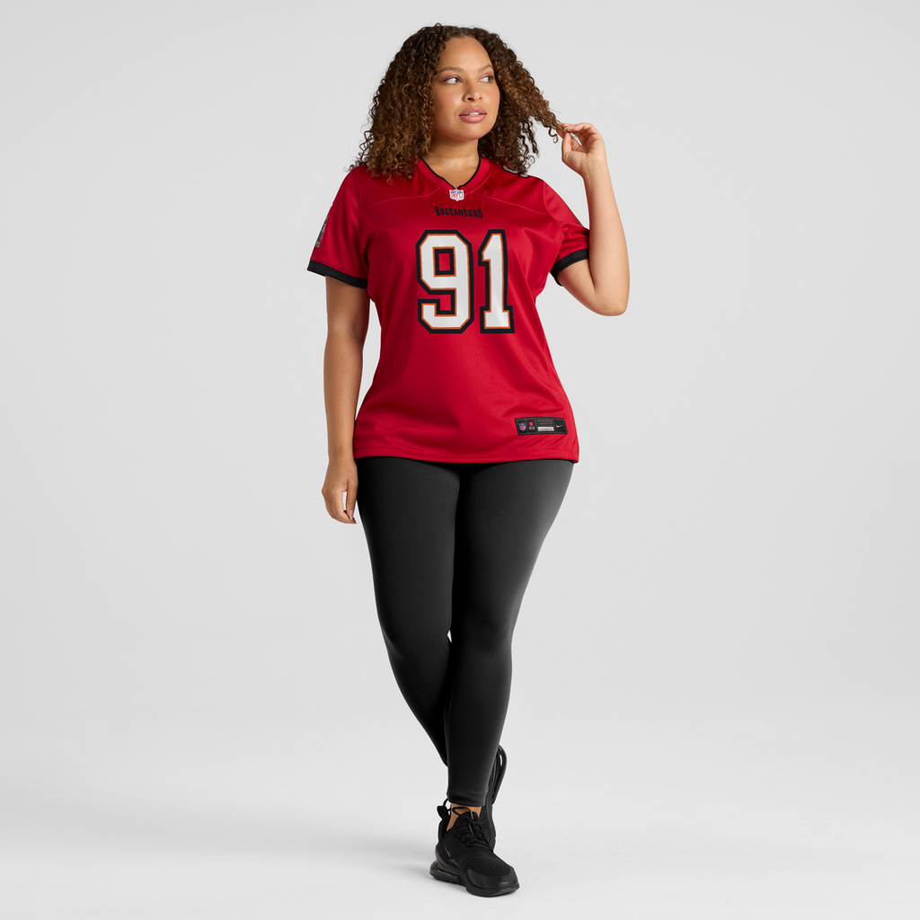 A'Shawn Robinson Tampa Bay Buccaneers Nike Women's Team Game Official Jersey - Red