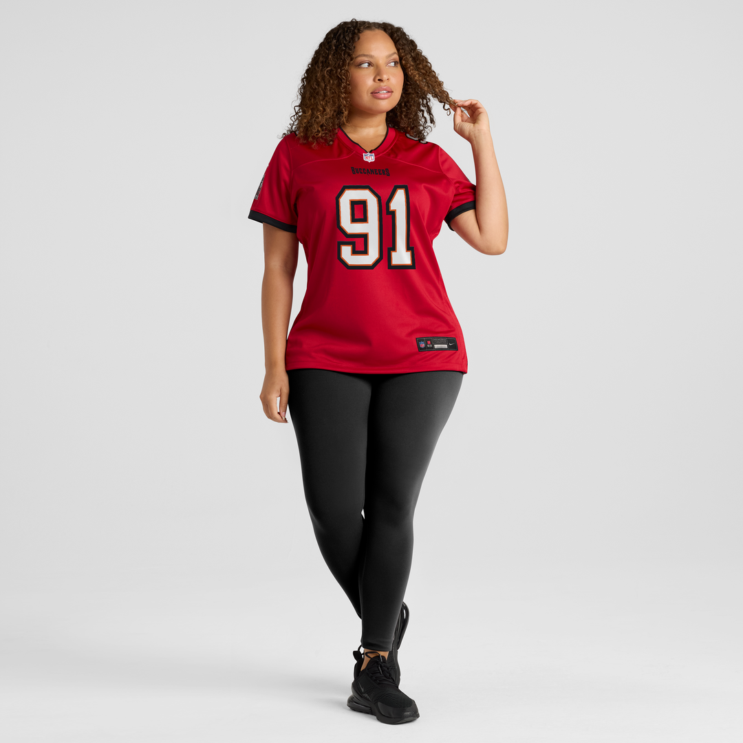 A'Shawn Robinson Tampa Bay Buccaneers Nike Women's Team Game Official Jersey - Red