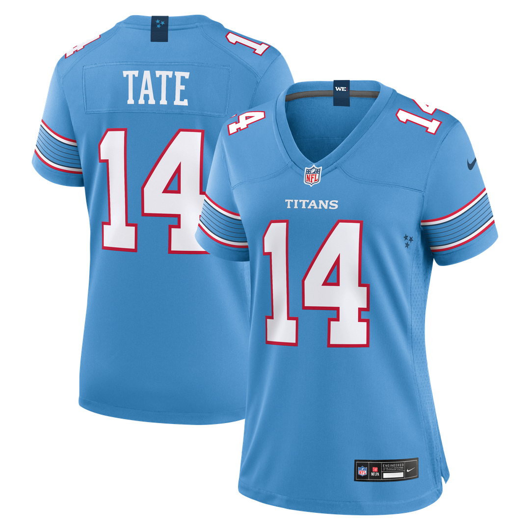 Carnell Tate Tennessee Titans Nike Women's Team Game Official Jersey - Light Blue