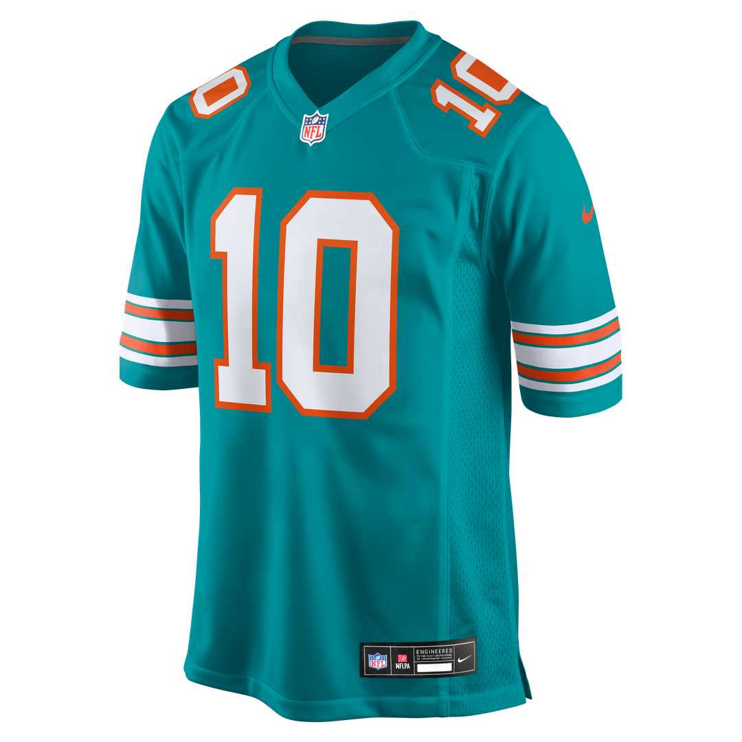 Jacob Rodriguez Miami Dolphins Nike Alternate Game Official Jersey - Aqua