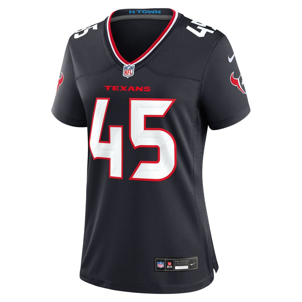 E.J. Speed Houston Texans Nike Women's Team Game Jersey - Navy