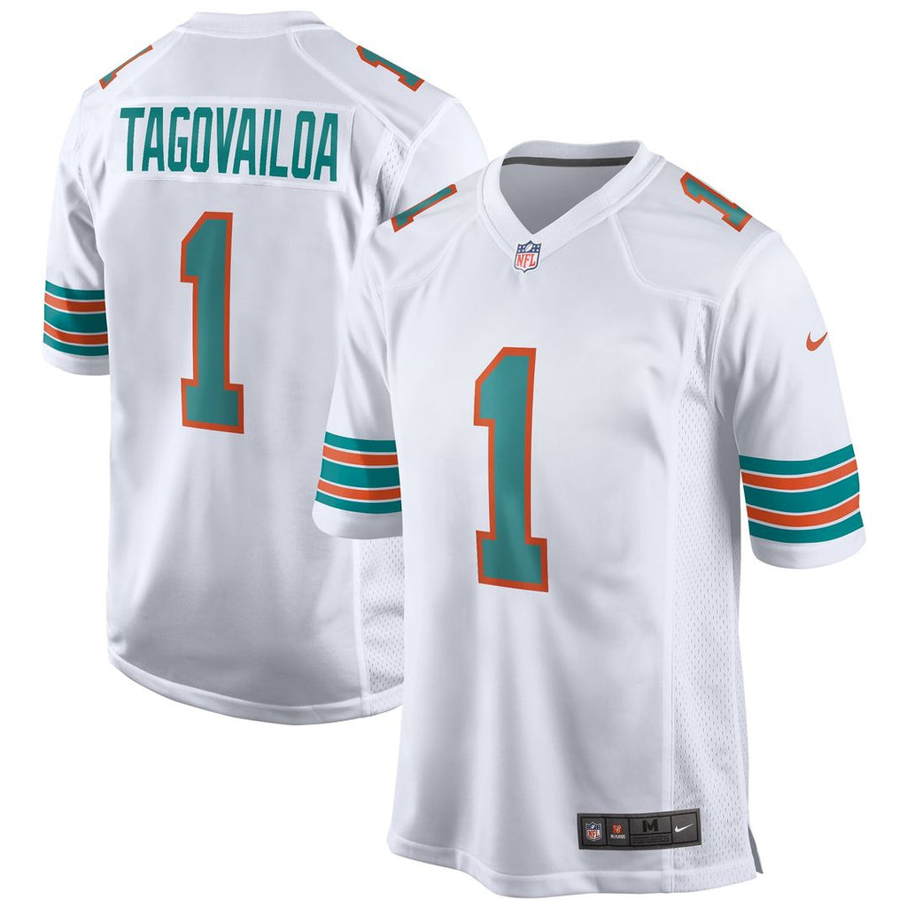 Tua Tagovailoa Miami Dolphins Nike 2nd Alternate Game Official Jersey - White
