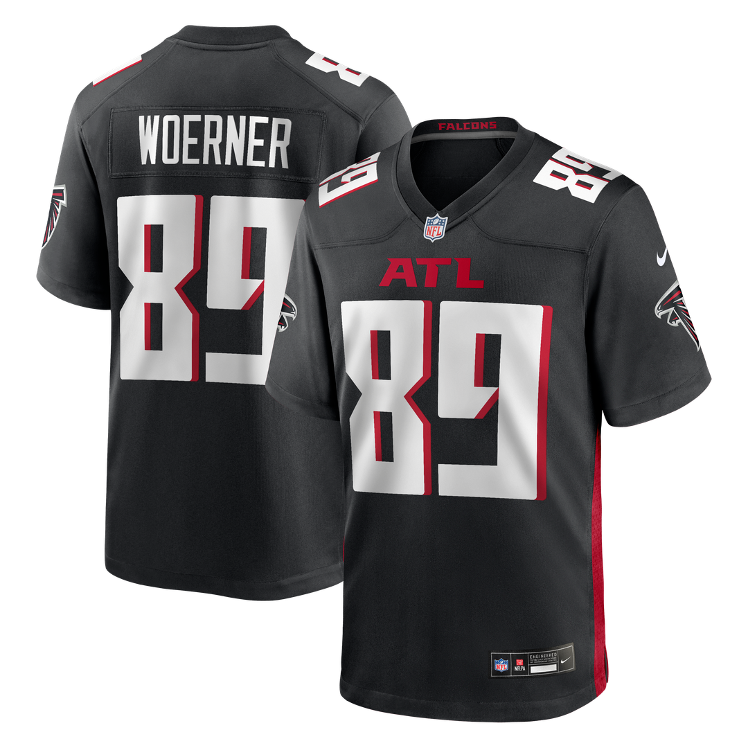 Charlie Woerner Atlanta Falcons Nike  Game Official Jersey -  Black