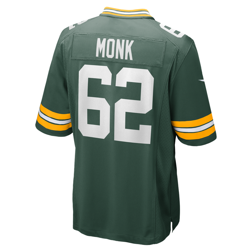 Jacob Monk Green Bay Packers Nike  Game Official Jersey -  Green