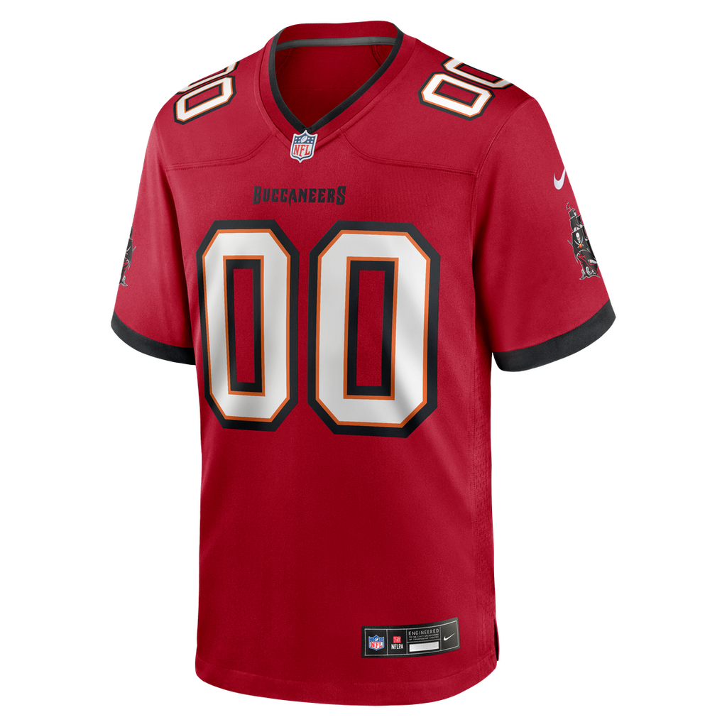 Men's Nike Red Tampa Bay Buccaneers Team Custom Game Jersey