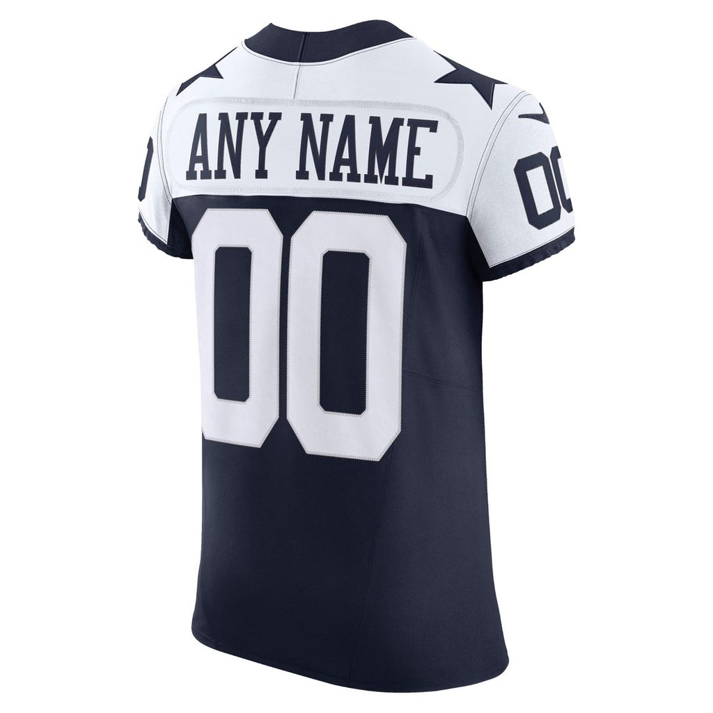 Dallas Cowboys Nike Vapor F.U.S.E. Elite Custom Official Jersey - Navy