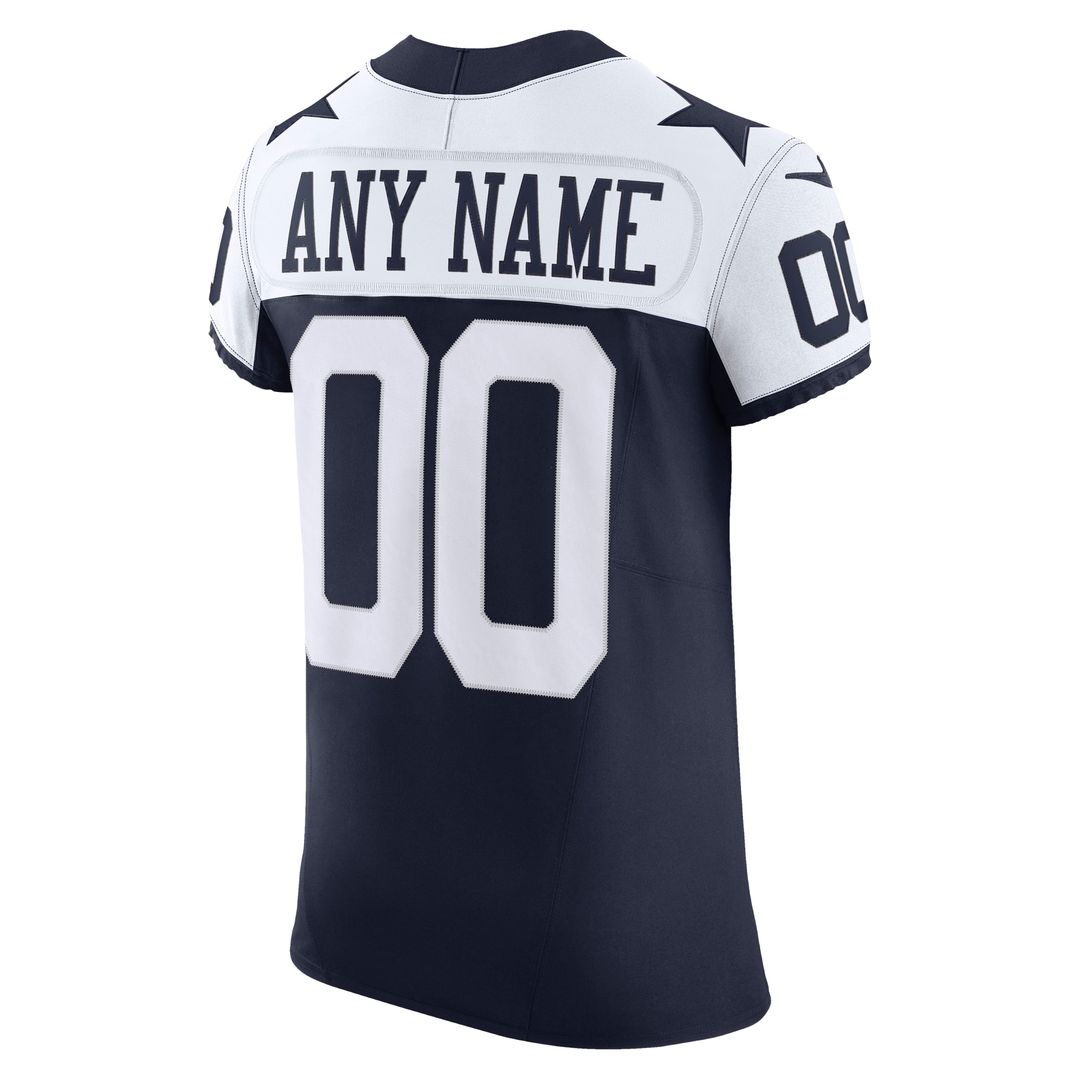 Dallas Cowboys Nike Vapor F.U.S.E. Elite Custom Official Jersey - Navy