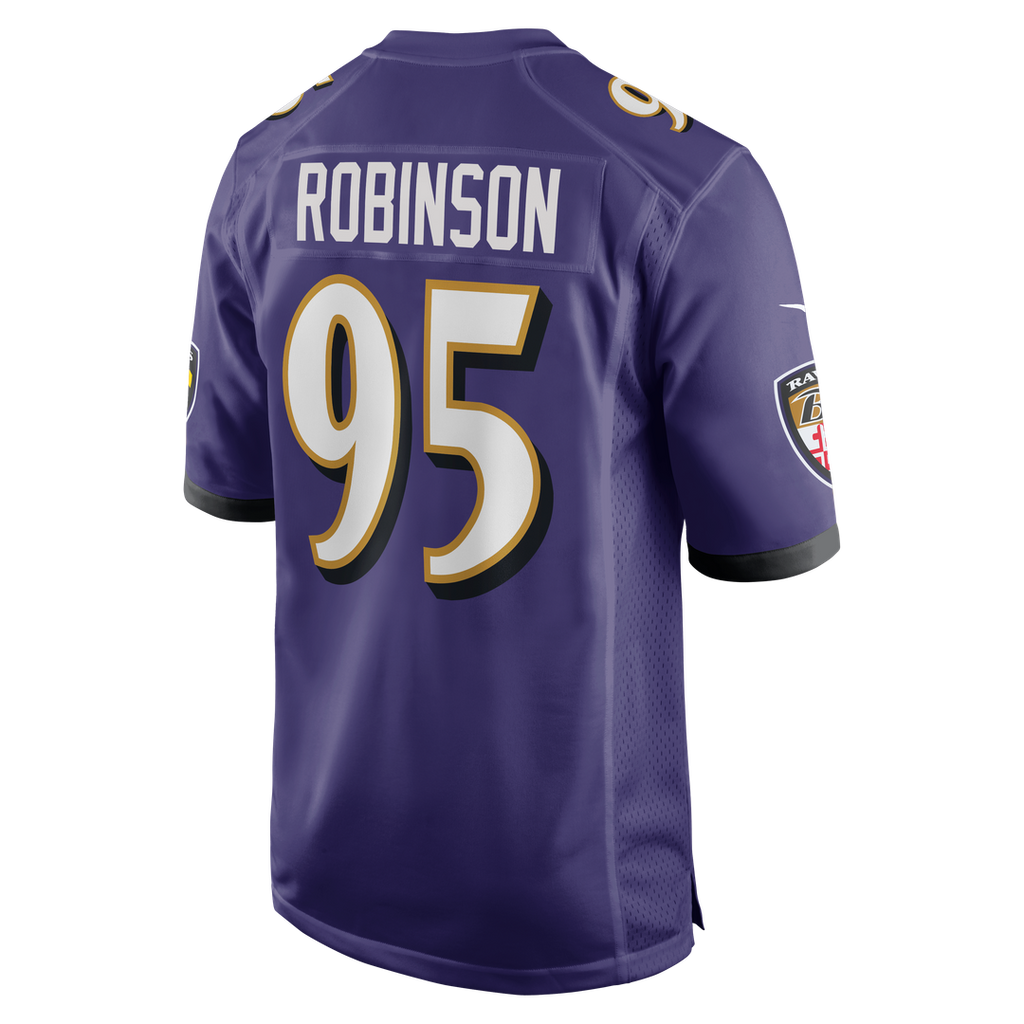 Tavius Robinson Baltimore Ravens Nike Team Game Official Jersey -  Purple