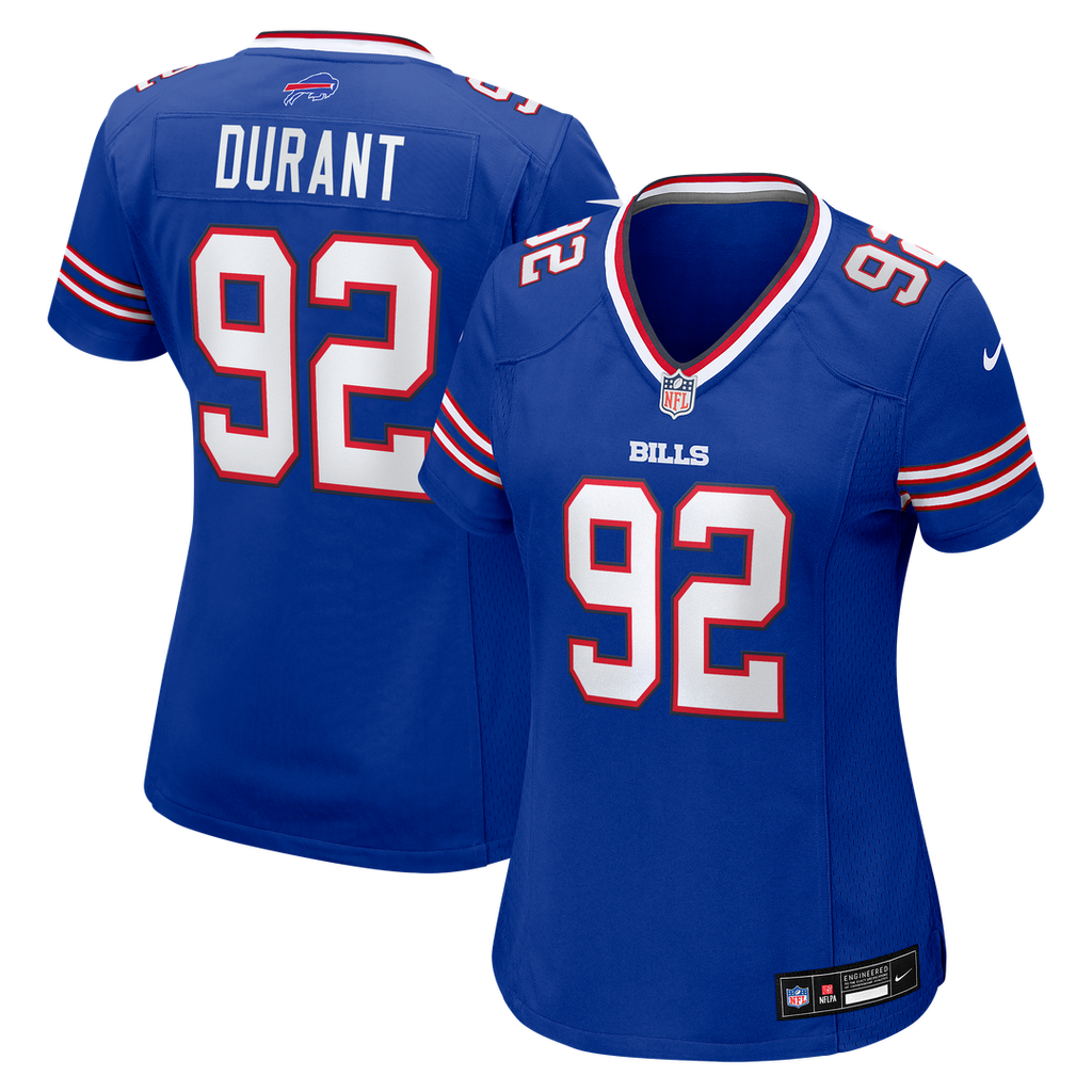 Zane Durant Buffalo Bills Nike Women's Team Game Official Jersey -  Royal