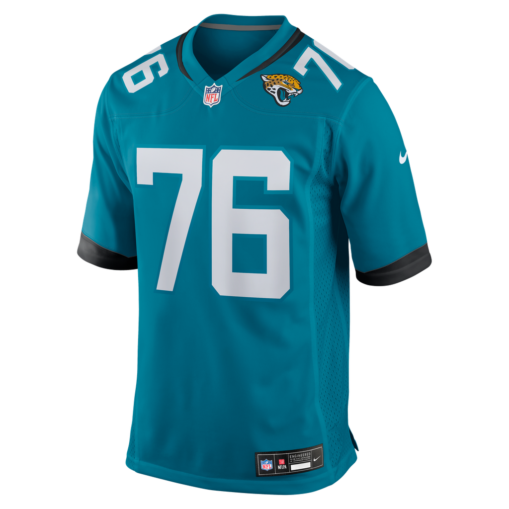 Ezra Cleveland Jacksonville Jaguars Nike Game Jersey - Teal