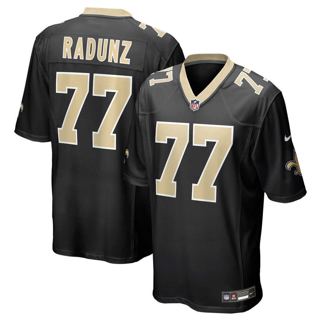 Dillon Radunz New Orleans Saints Nike Team Game Official Jersey -  Black