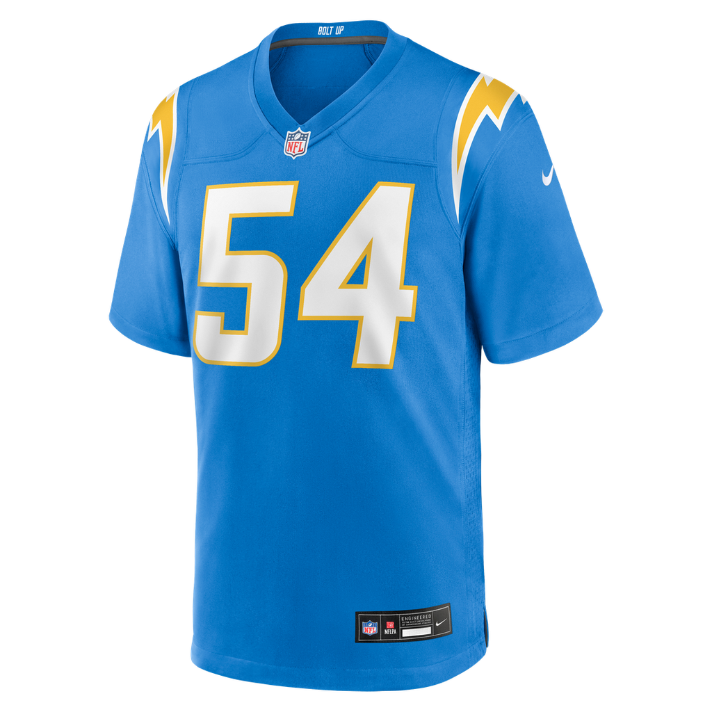 Kyle Kennard Los Angeles Chargers Nike Team Game Official Jersey -  Powder Blue