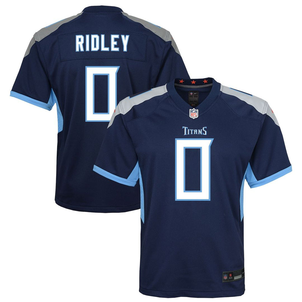 Calvin Ridley Tennessee Titans Nike Youth Game Official Jersey - Navy