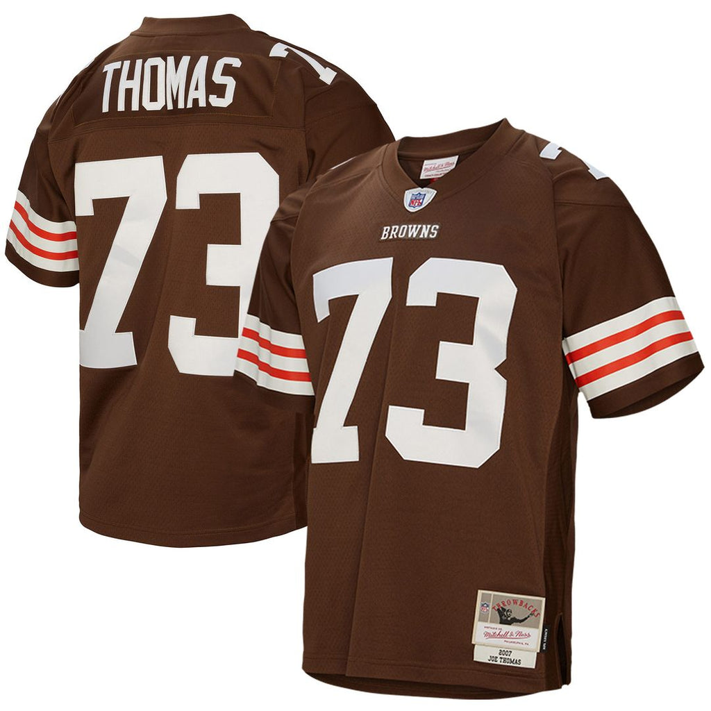 Joe Thomas Cleveland Browns Mitchell & Ness Legacy Replica Official Jersey - Brown