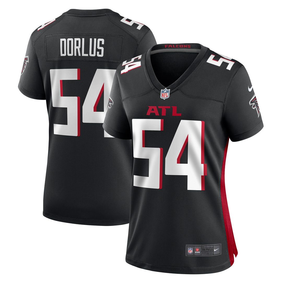 Brandon Dorlus Atlanta Falcons Nike Women's  Game Official Jersey -  Black