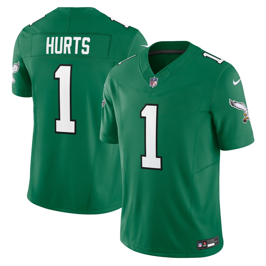 Jalen Hurts Philadelphia Eagles Nike Alternate Vapor F.U.S.E. Limited Official Jersey - Black
