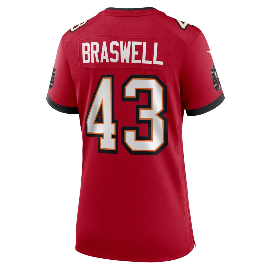 Chris Braswell Tampa Bay Buccaneers Nike Women's Team Game Jersey - Red