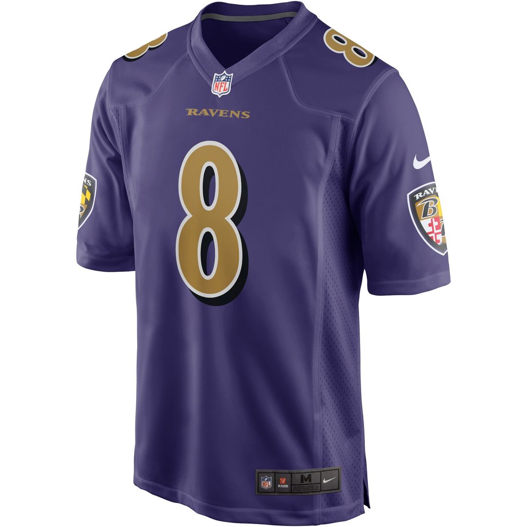 Lamar Jackson Baltimore Ravens Nike Alternate Game Jersey - Black