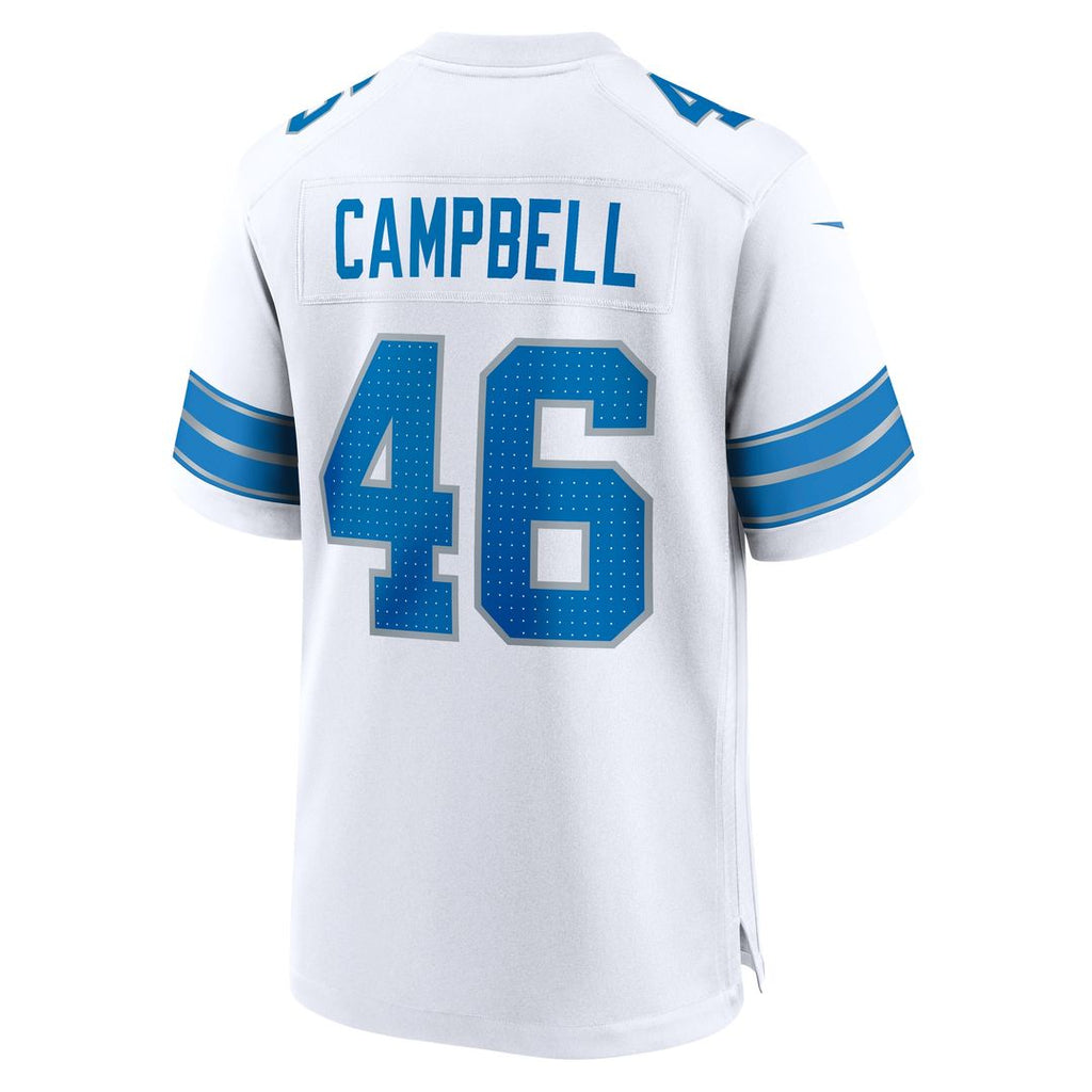 Jack Campbell Detroit Lions Nike Game Official Jersey - Blue