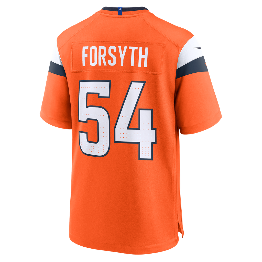 Alex Forsyth Denver Broncos Nike Team Game Official Jersey -  Orange