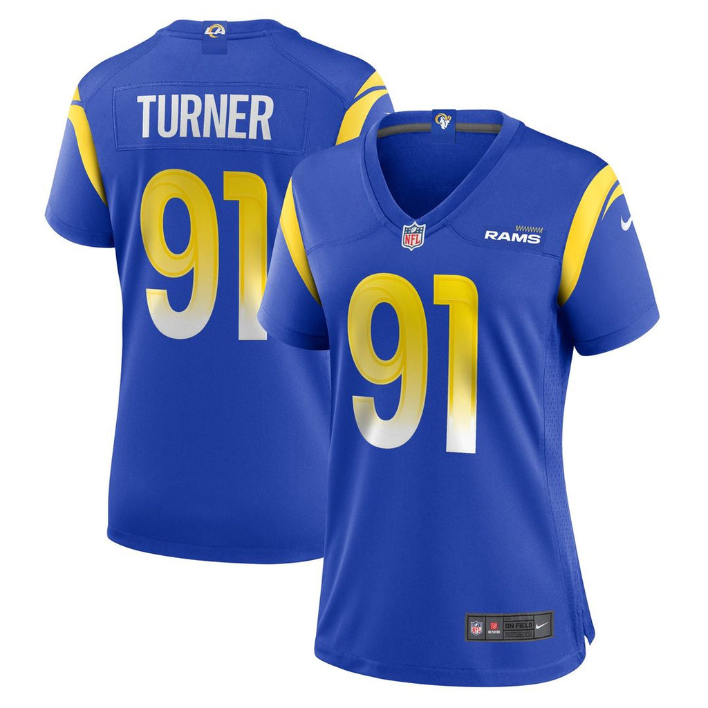 Kobie Turner Los Angeles Rams Nike Women's Home Game Official Jersey - Royal