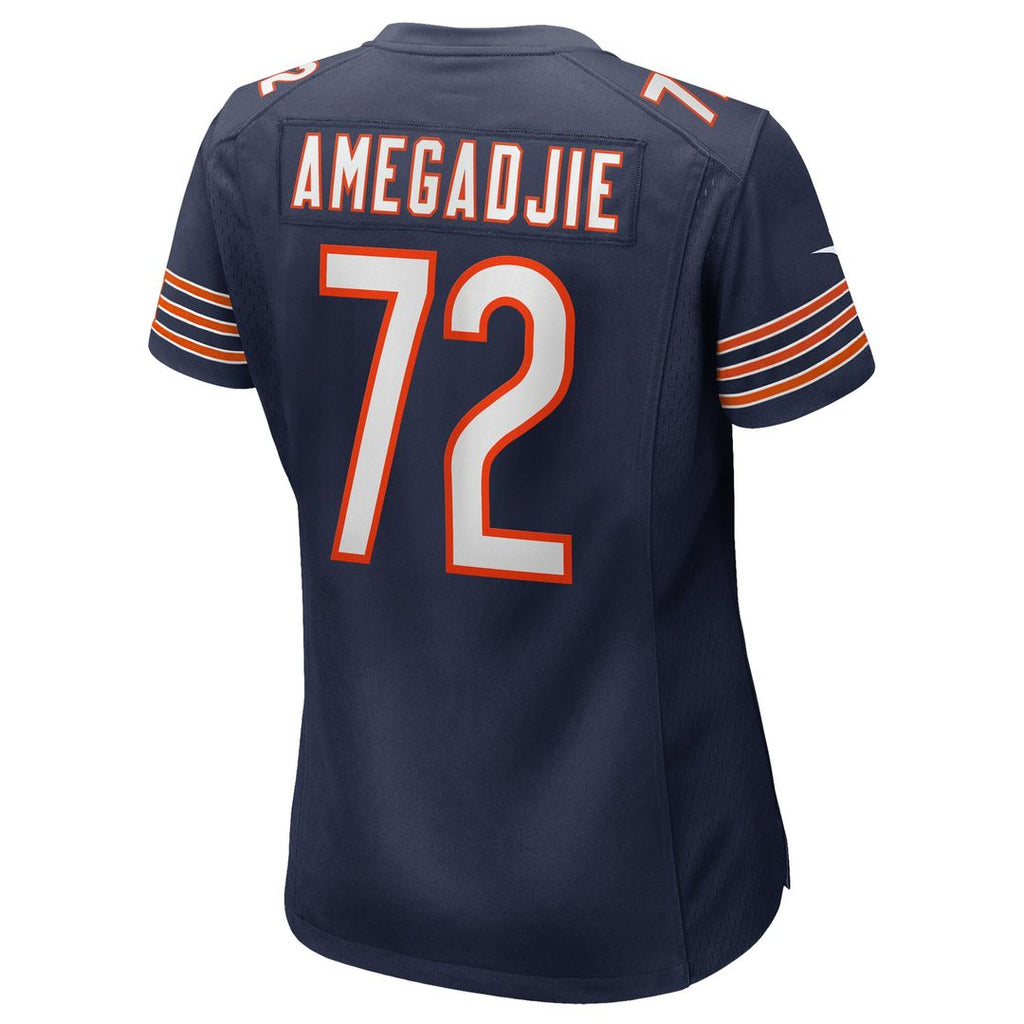 Kiran Amegadjie Chicago Bears Nike Women's  Game Official Jersey -  Navy