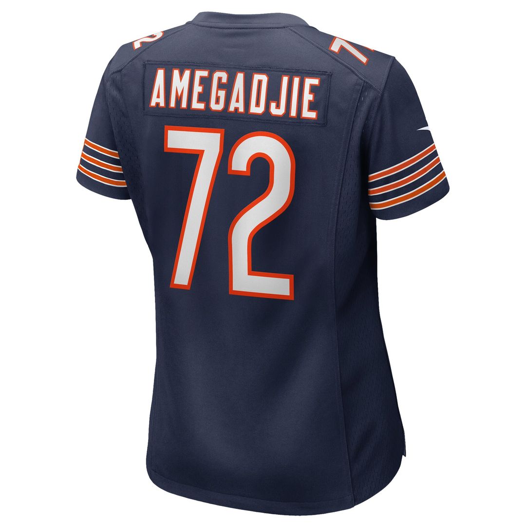 Kiran Amegadjie Chicago Bears Nike Women's  Game Official Jersey -  Navy