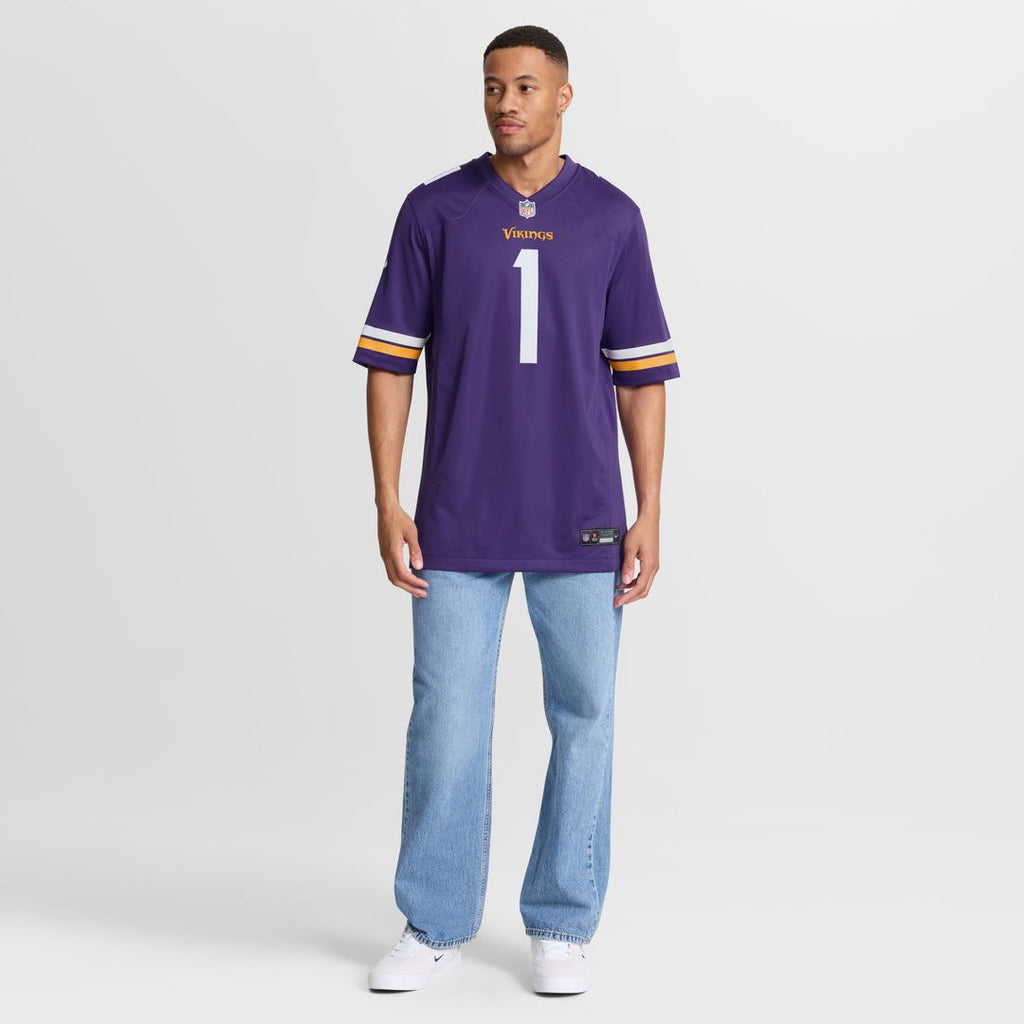 Number 1 Dad Minnesota Vikings Nike Game Official Jersey - Purple