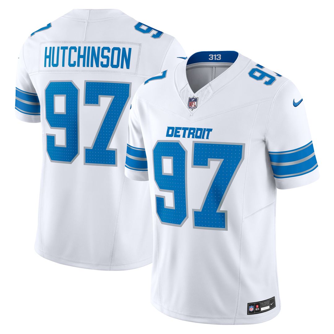 Aidan Hutchinson Detroit Lions Nike 2nd Alternate Vapor F.U.S.E. Limited Official Jersey - Black