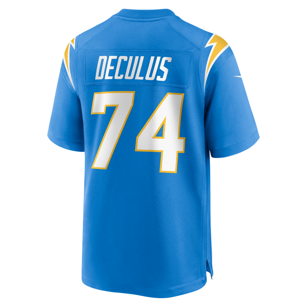 Austin Deculus Los Angeles Chargers Nike Team Game Official Jersey -  Powder Blue