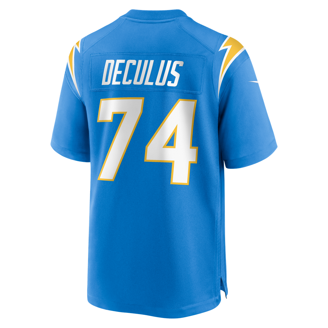 Austin Deculus Los Angeles Chargers Nike Team Game Official Jersey -  Powder Blue