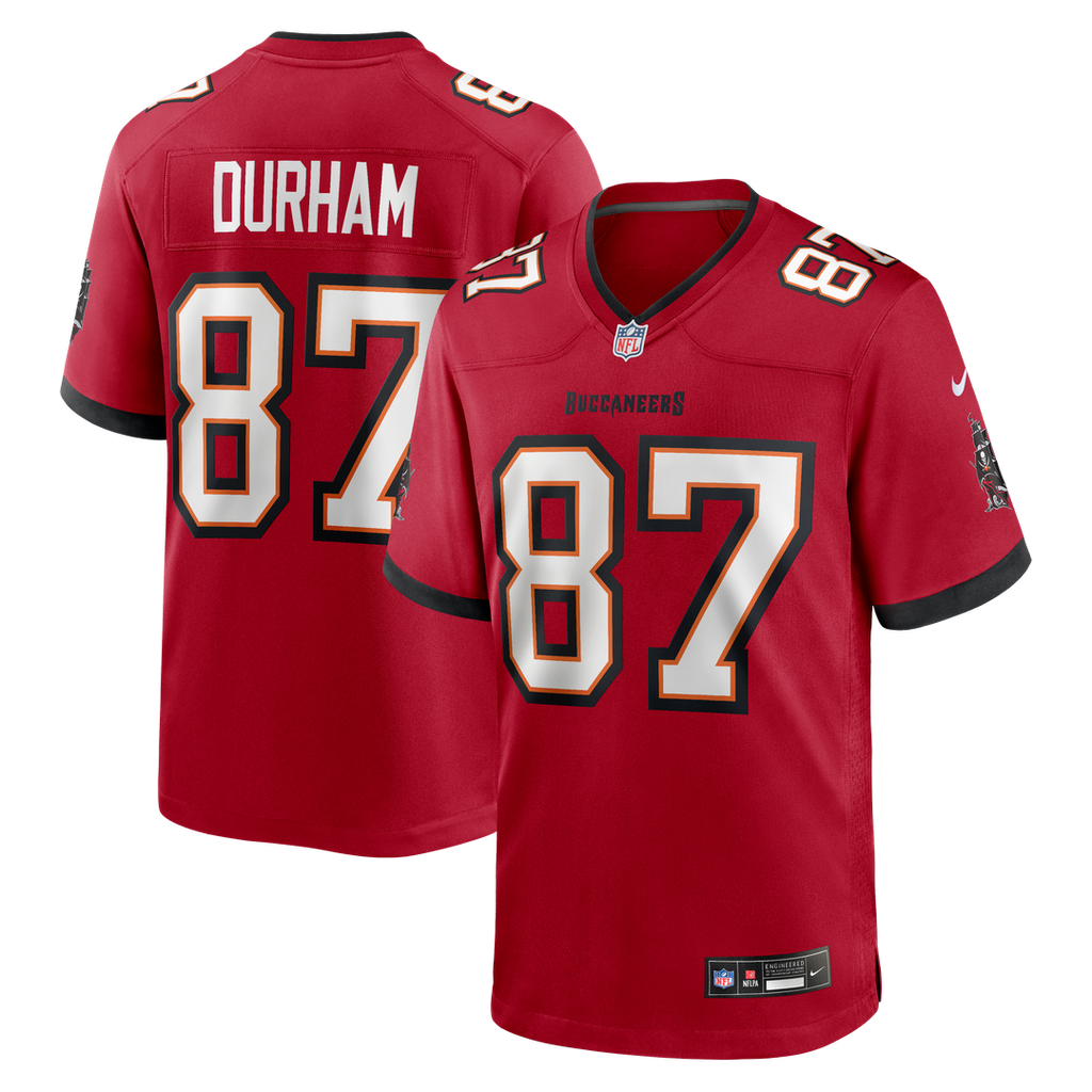 Payne Durham Tampa Bay Buccaneers Nike Game Jersey - Red