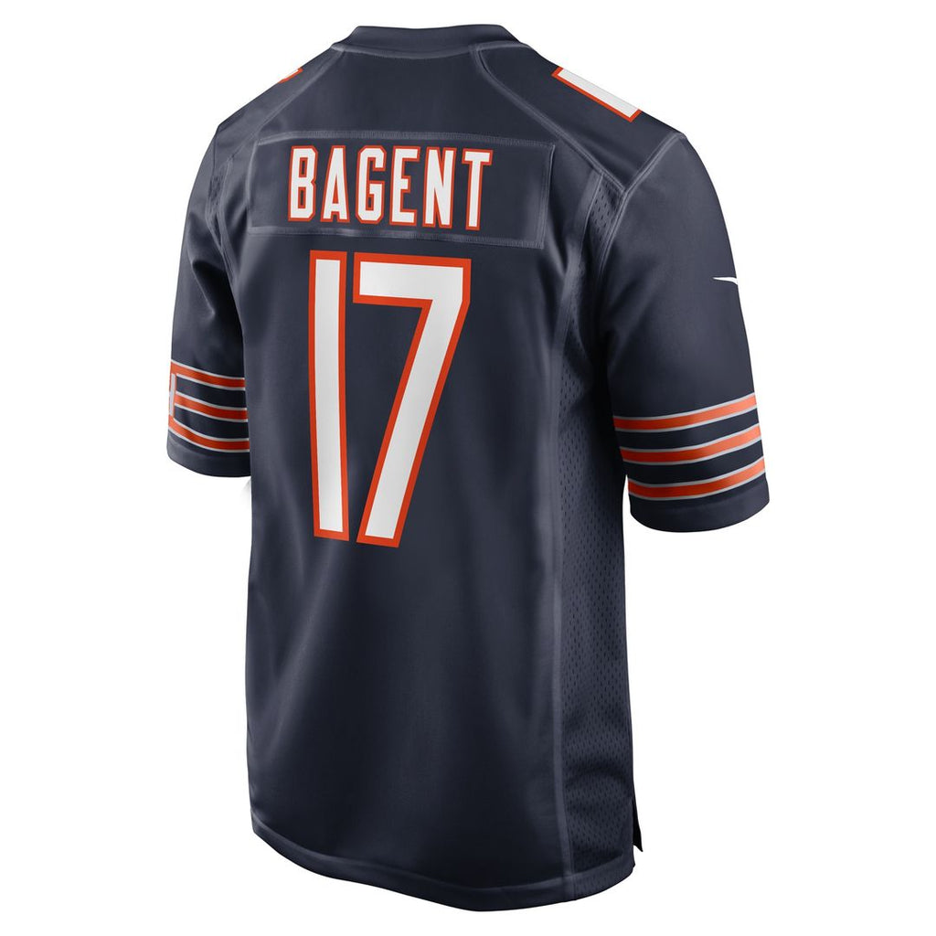 Tyson Bagent Chicago Bears Nike  Game Official Jersey -  Navy