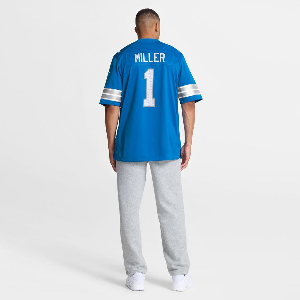 Blake Miller Detroit Lions Nike 2026 NFL Draft First Round Pick No. 17 Team Game Official Jersey - Blue
