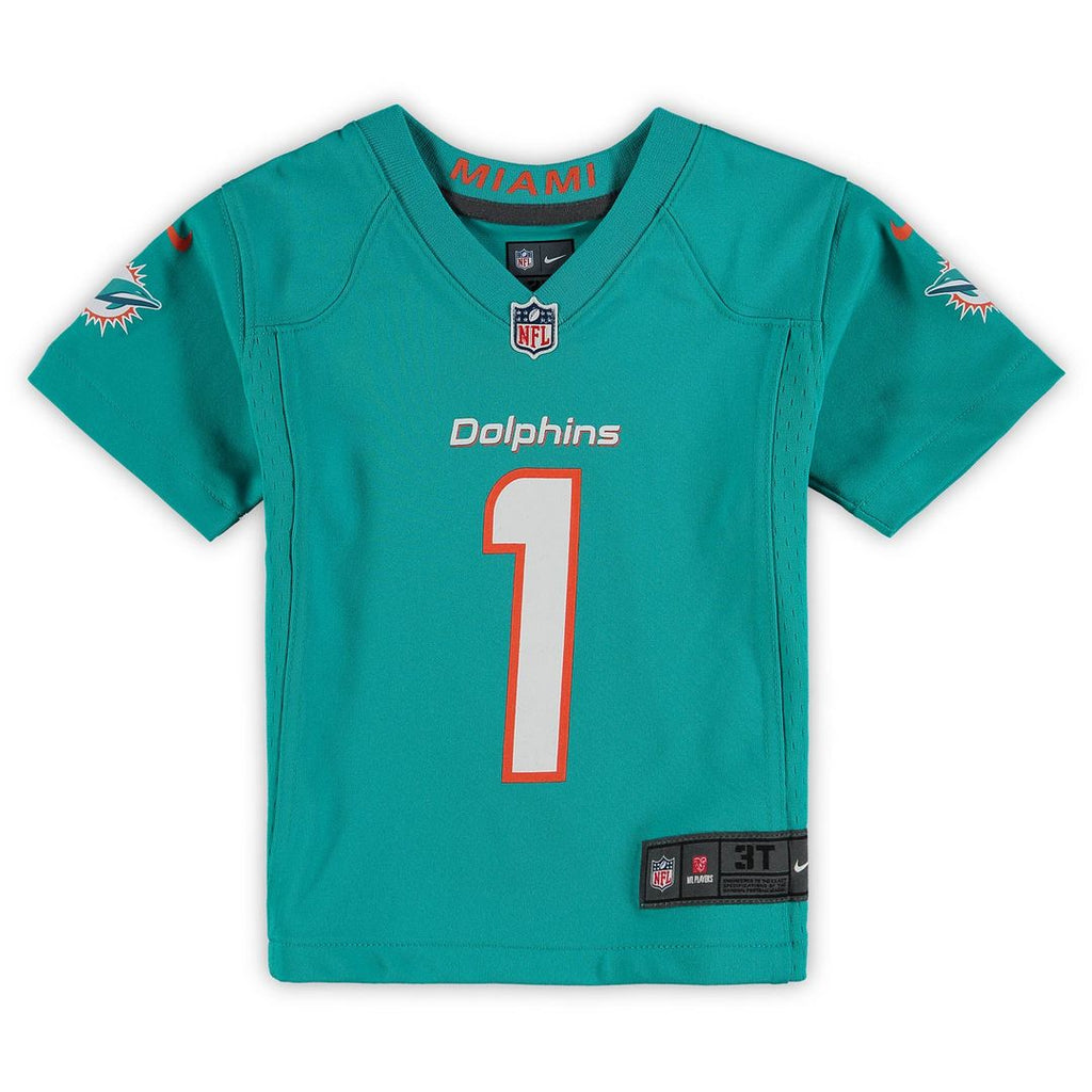 Tua Tagovailoa Miami Dolphins Nike Toddler Game Official Jersey - Aqua
