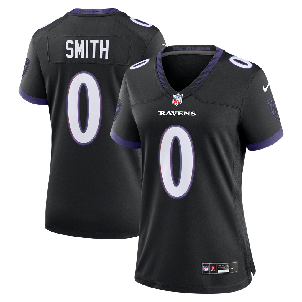 Roquan Smith Baltimore Ravens Nike Women's Alternate Game Official Jersey - Black