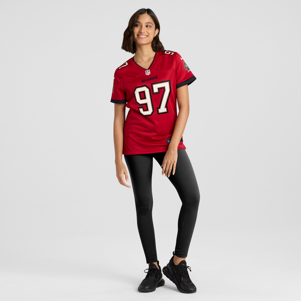 Al-Quadin Muhammad Tampa Bay Buccaneers Nike Women's Team Game Official Jersey - Red